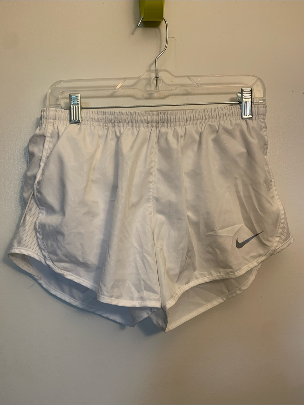 Nike White Lightweight Running Shorts